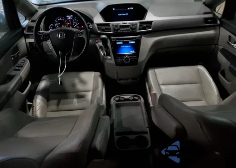 2015 Honda Odyssey Exl из США, поврежденный, VIN 5FNRL5H60FB100159